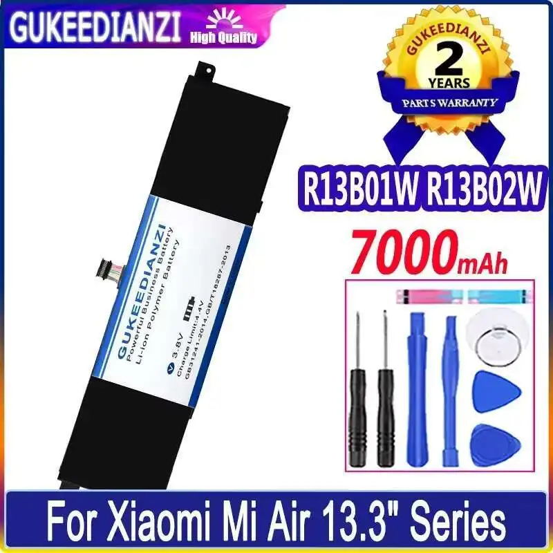 

Environmentally Friendly Fast Charging For Xiaomi MI Air 13.3" Series Laptop Battery R13B01W R13B02W 7000mAh