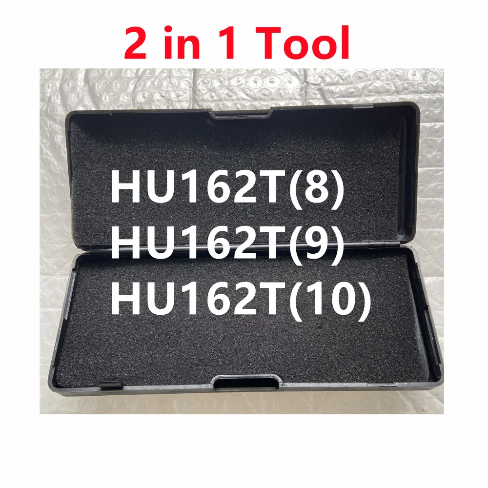 

LOCKSMITHOBD 2 in 1 Lishi Decoder Tools HU162T(8) Lishi 2in1 HU162T(9) T(10) 8/9/10 CUT for A-udi Lock Repair Tools