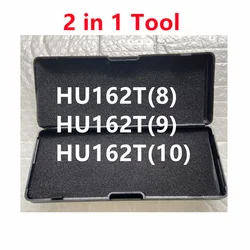 LOCKSMITHOBD 2 in 1 Lishi Decoder Tools HU162T(8) Lishi 2in1 HU162T(9) T(10) 8/9/10 CUT for A-udi Lock Repair Tools