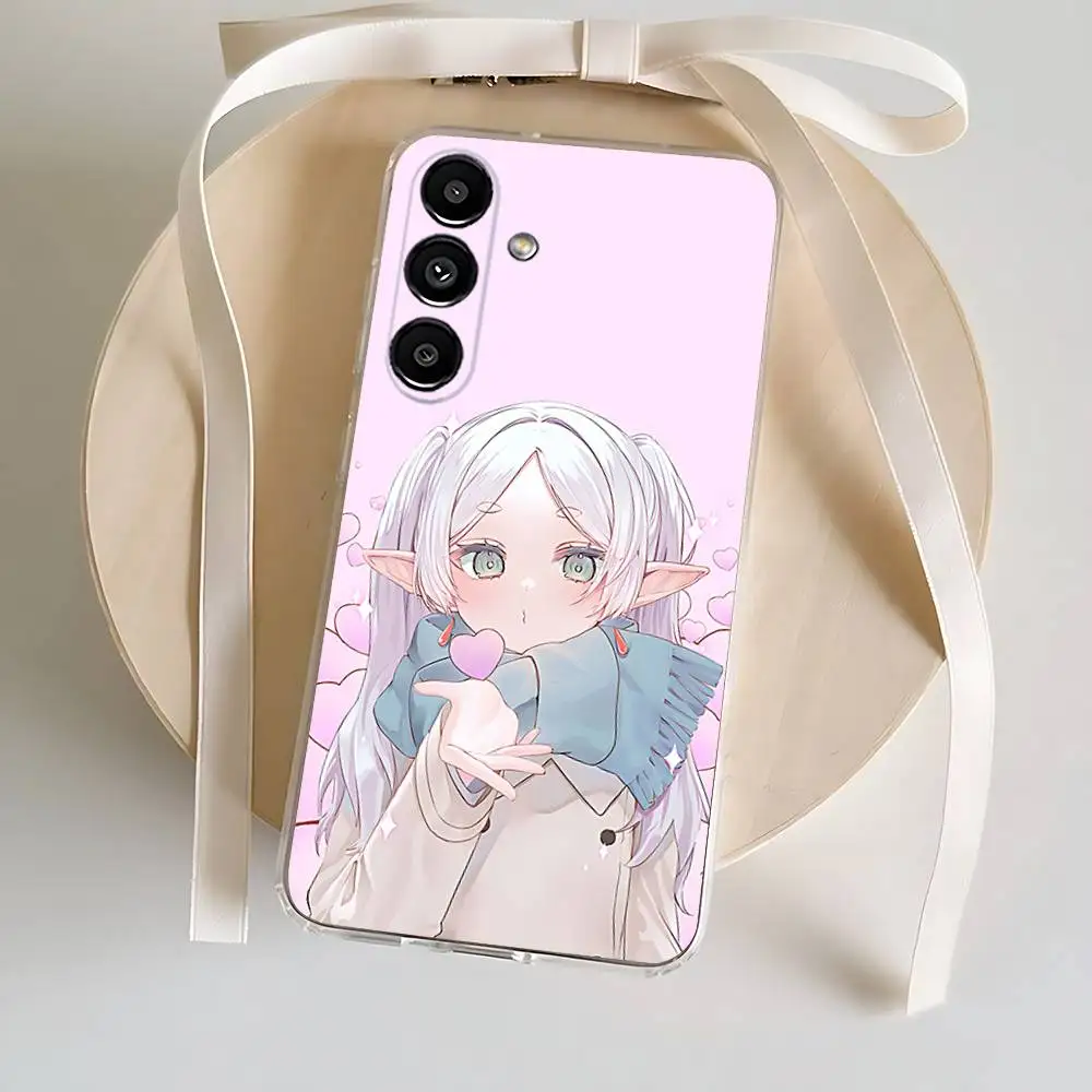 F-Frieren-S B-Beyond J-Journeys End Phone Case Para Samsung S24,30,21,22,23,20 FE,lite,PIus, Ultra,5G,Nota, 9,10 Capa Transparente