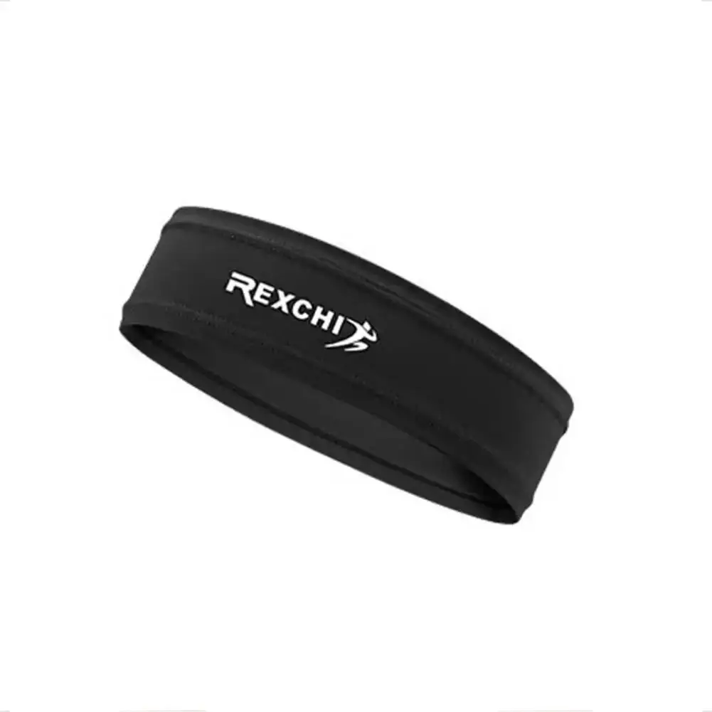 Ice Silk Sports Headband Sweat-absorbent Anti-slip Sweatband Gym Headscarf Cycling Workout Hair Bands