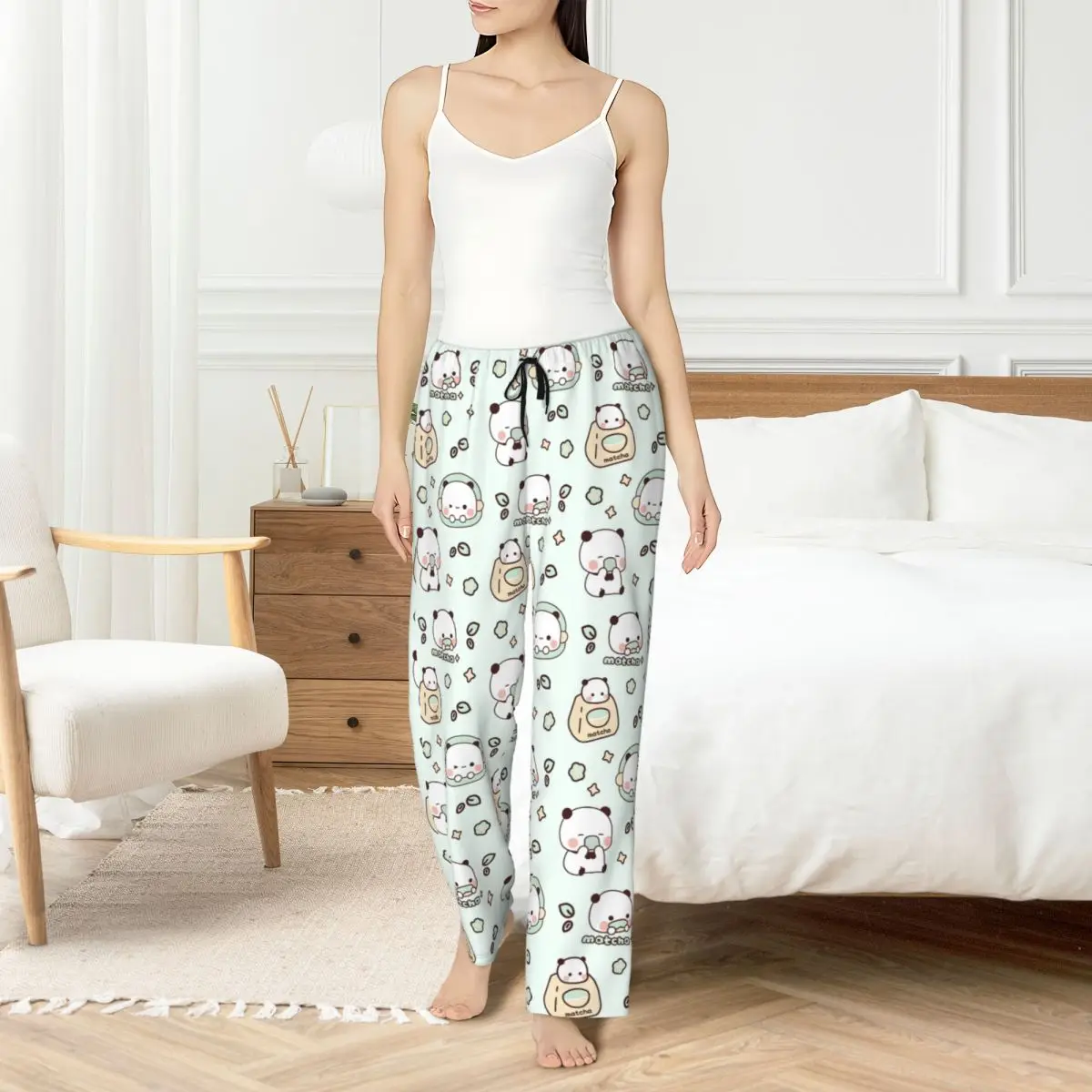 

Custom Print Womens Bubu Dudu Pajama Pants Lovely Sleepwear Sleep Lounge Bottoms with Pockets
