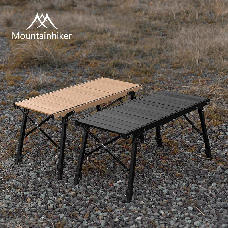 Outdoor Camping Table Mountainhiker 43-63CM Lifting Adjustable Lightweight Folding Table Picnic Aluminium Alloy IGT Lift Table