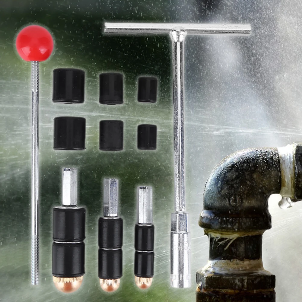 Трубчатая игла для остановки воды, прочный термоплавкий штифт для остановки воды, 1-дюймовый/1/2 дюйма/3/4 дюйма, комплект штифтов для остановки воды, многоразовый для заглушки ванны