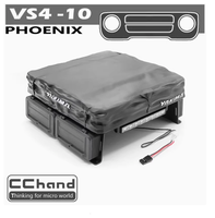 Rear bucket equipment rack+top tent+rear headlight for VP VS4-10 Phoenix rc toy car parts