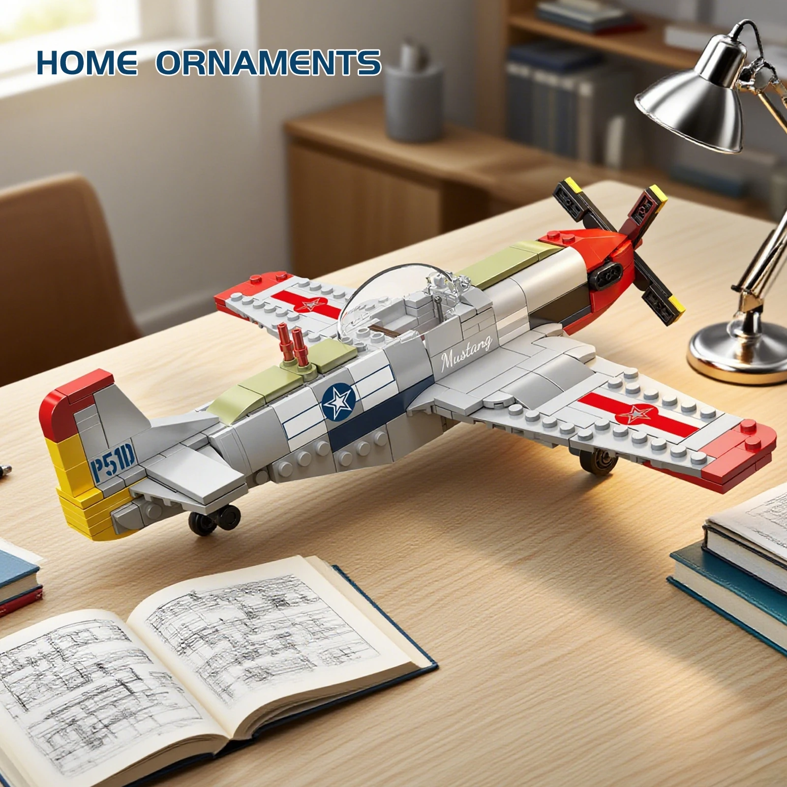 

Military Fighter Model 24068 MOC Building Blocks 24060 Racing Aircraft Assembly Educational Collectible Bricks DIY Toys Gifts