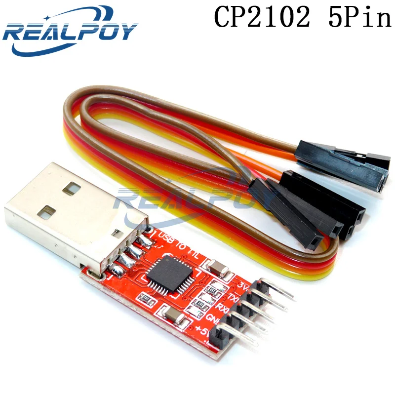 CP2102 Micro USB 2.0 to UART TTL 5PIN Connector Module Serial Converter STC Replace FT232 USB TO TTL CH340G PL2303 for arduino