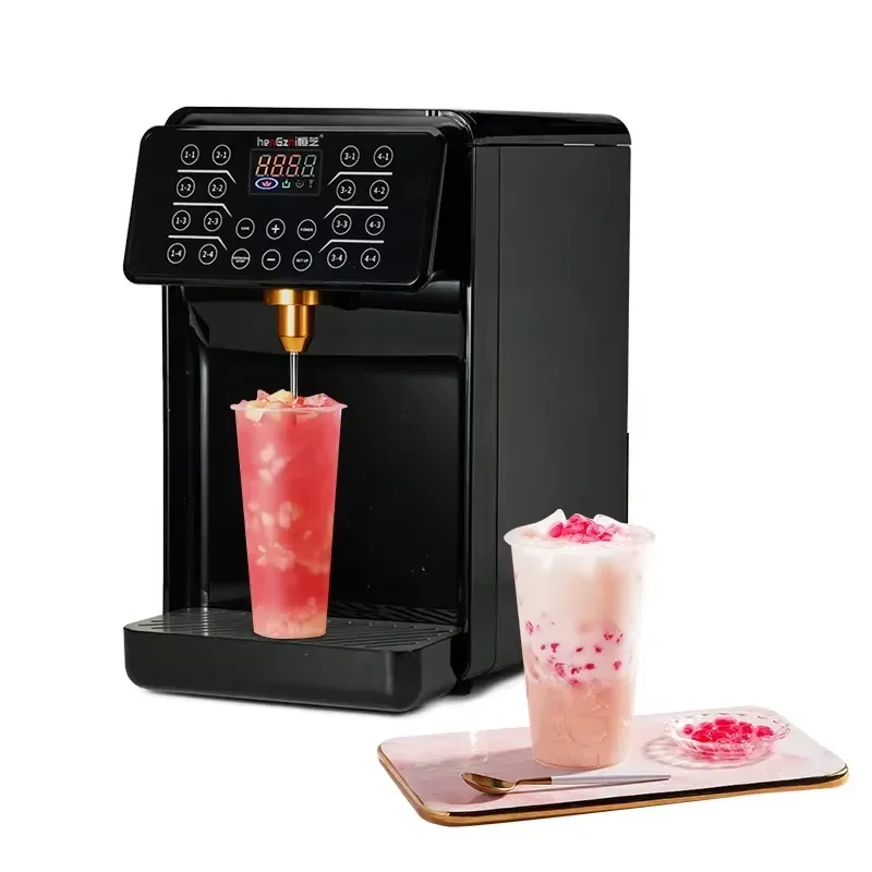 Automatic Fructose Dosing Machine for Bubble Tea Shop White Sugar Dispenser Coffee Pot Boba Store Equipment Commercial Use