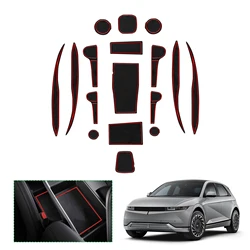 LFOTPP Auto Porta Groove Mat per Hyundai Ioniq 5 2021 2022 2023 Antiscivolo Gate Slot Pads Auto Interior Hyundai Ioniq 5 Accessori 2023