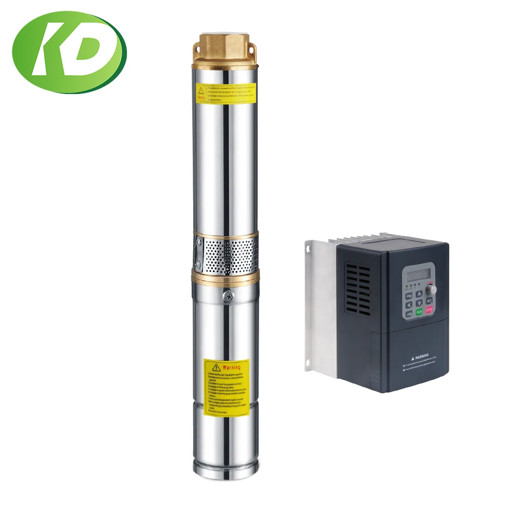 Dupla Utilização Profunda Bem Solar Bomba de Água Inversor de Freqüência Uso Doméstico Irrigação Agrícola 1500w 300v dc 220v ac
