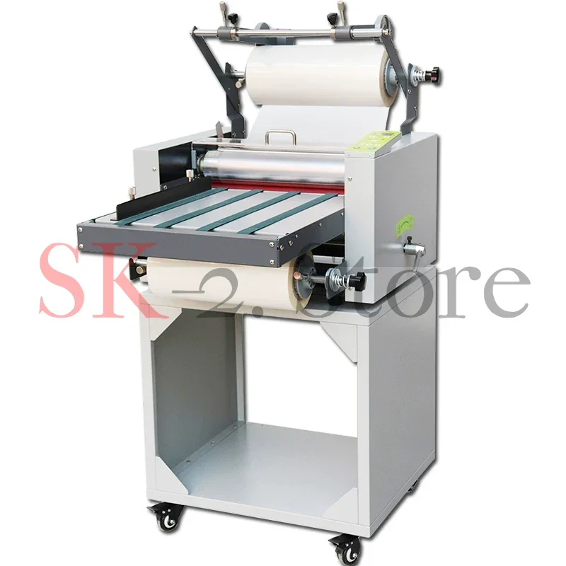 Laminating machine automatic L388 anti-curling large steel roller speed regulation automatic belt feeding anti-curling