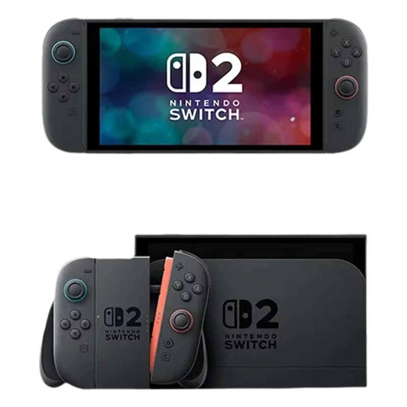 Neue EU-Edition Nintendo Switch 2 Spielkonsole NS2 Handheld-Spielkonsole 7,9-Zoll-LCD-Touchscreen 256 GB Speicher Magnetisches Design Bis zu 120 fps Bildwiederholrate 4K-Auflösung