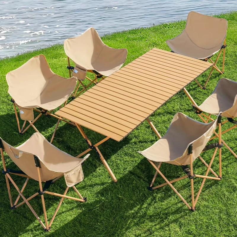 Portable Dining Camping Table Backpacking Multi Function Camping Table Adjustable Ultralight Klapptisch Camping Outdoor Table