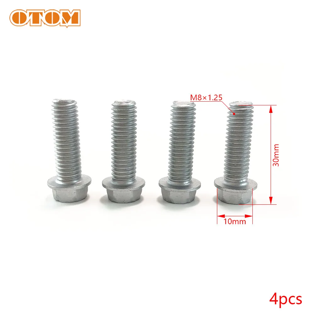 4pcs Motorcycle Front Shock Absorber Fixing Bolts M8x1.25 Adjusters Fork Screw Cover Cap For KTM EXC XC SX SXF 125 250 450 525