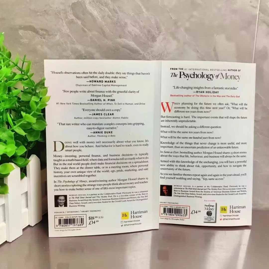 2 Livro de Morgan Housel A Psicologia do Dinheiro e Mesmo As Sempre Livro em Bolso Inglês