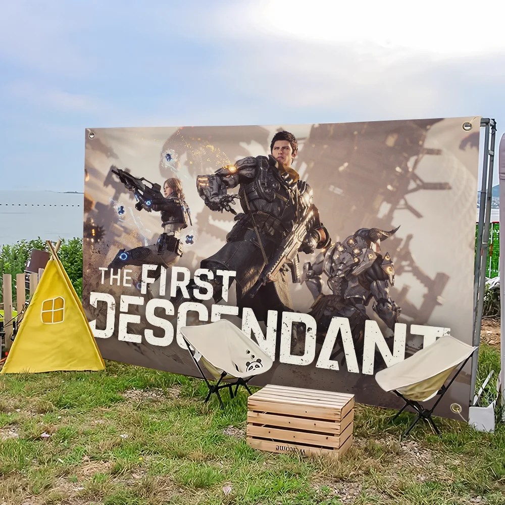 Game The First Descendant flag For Picnic Party Art Home Decoration Outdoor Camping Banner