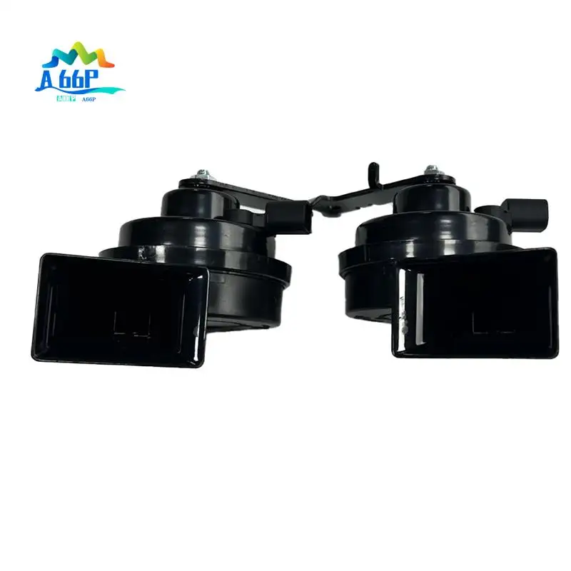 

A66P-Automotive Super Loud Snail Horn Double Whistle Sound Speaker For Tesla Model 3 1109660-00-A