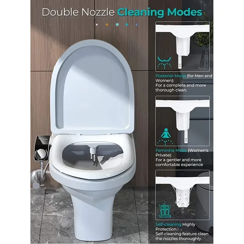 Bidet portable avec vaporisateur non électrique pour femme, auto-livres, accessoire de toilette, laveuse, accessoires hygiéniques, rêve, 1 ensemble