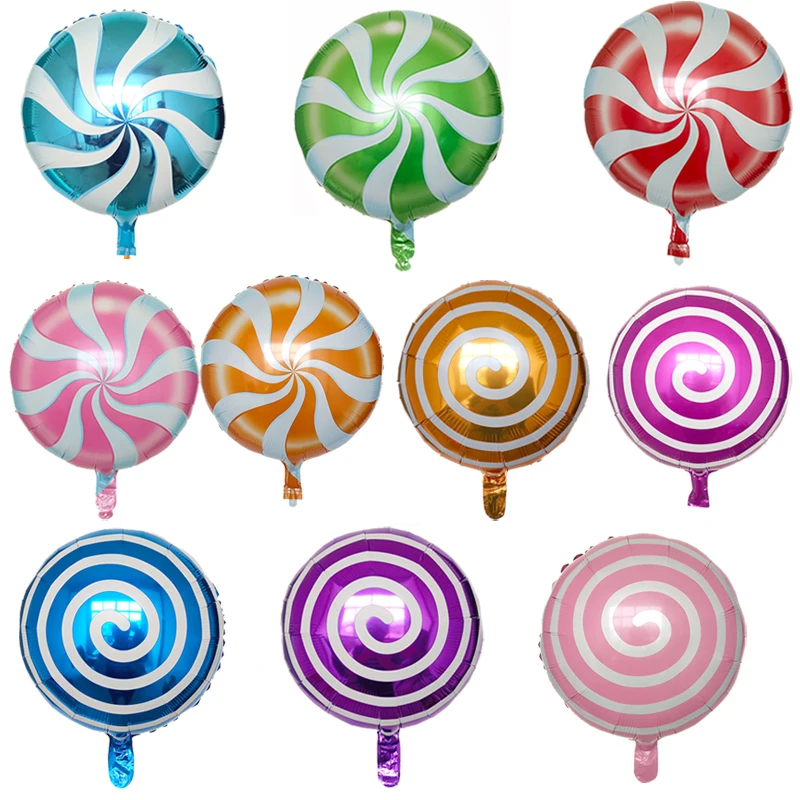 10 stücke 18 Zoll Süßigkeiten Luftballons Set Kinder Geburtstags feier Dekorationen Kinder Baby Dusche Hochzeit Dekoration Luftballons