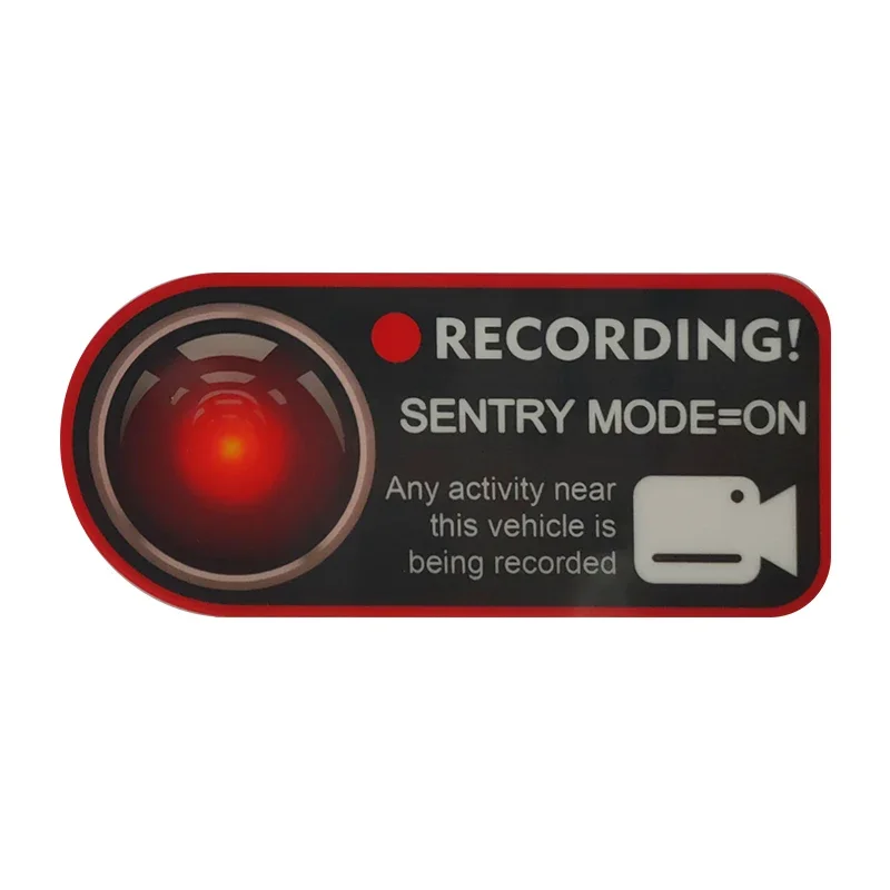 Suitable for Tesla model3modelY/S/X Sentinel mode warning stickers