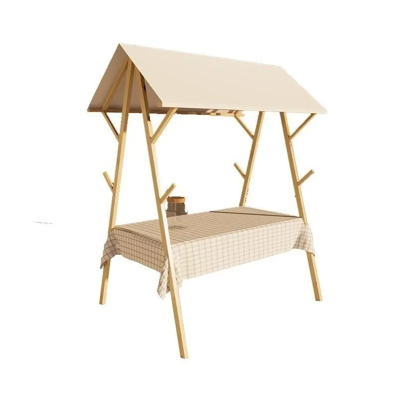 

Outdoor market stall rack folding display rack mobile night market stall snack cart