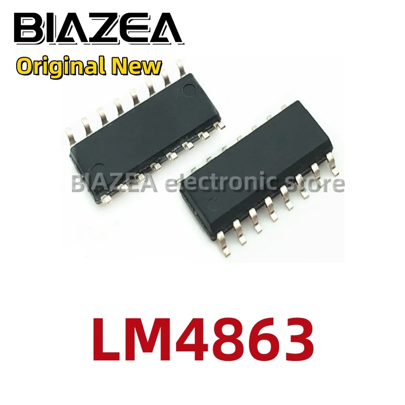 1piece LM4863  SOP16 Audio amplifier Chipset