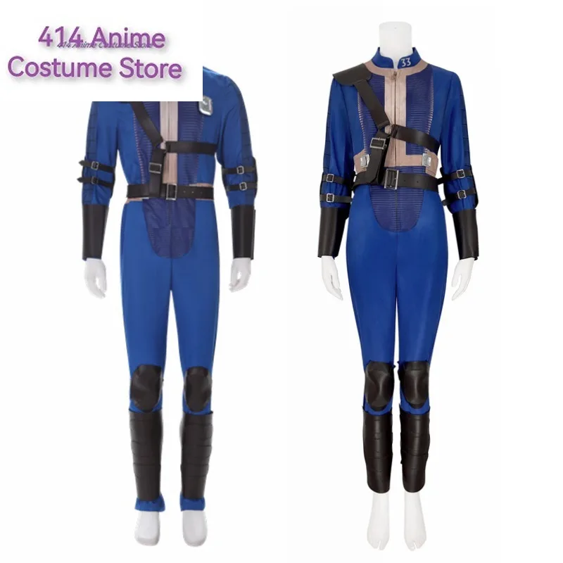 Lucy No.33 Vault Cosplay TV Fall Cosplay Out Men Women Jumpsuit Costume Roleplay Outfits Adult Disguise Halloween Party Suit