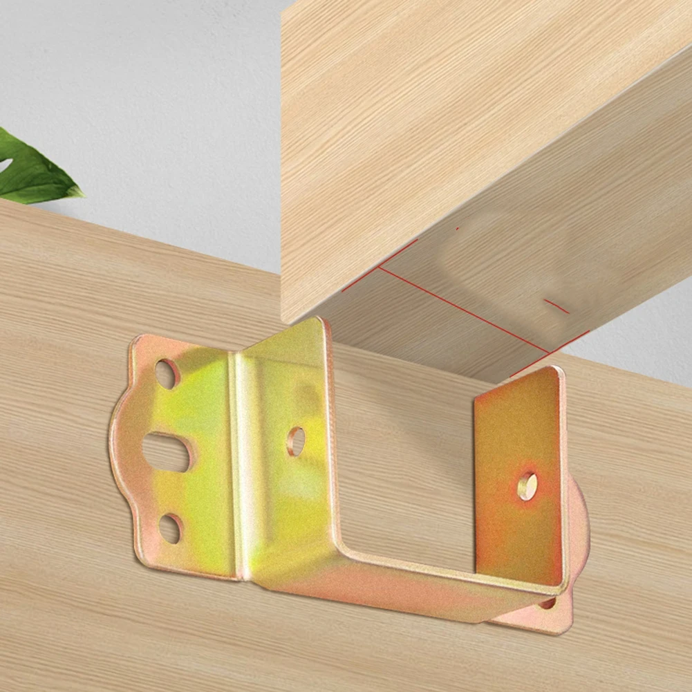 U Shaped Bed Support Bracket 4PCS for Enhancing Bed Frame Rigidity Prevents Wobbling and Improves Load Distribution