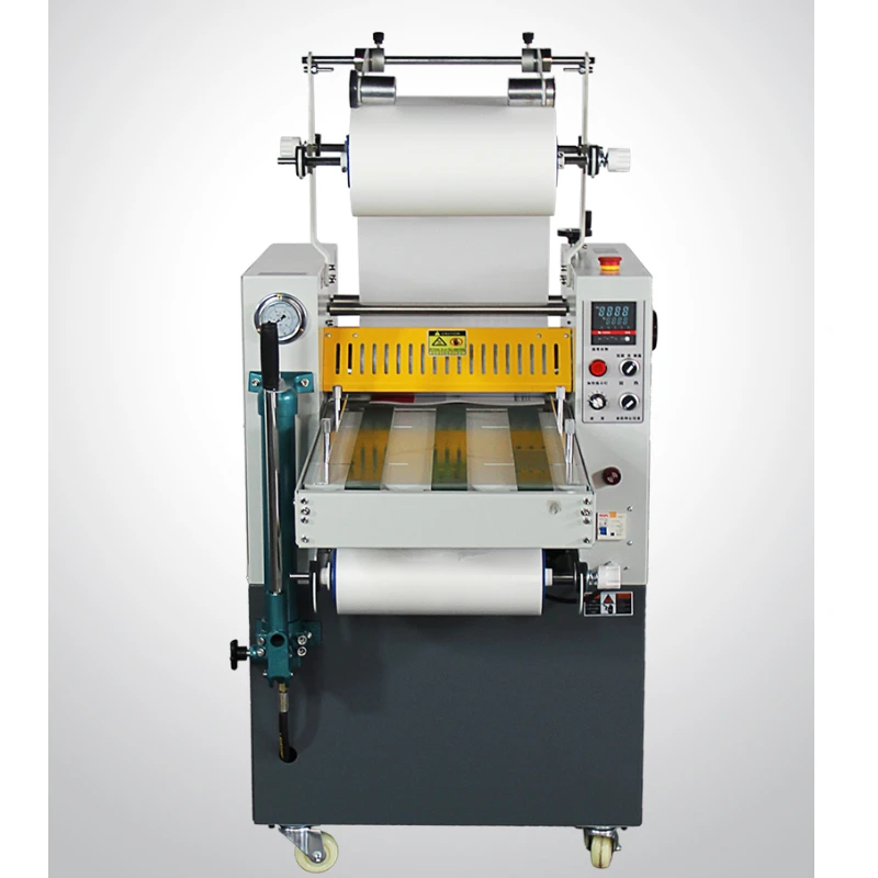 Heavy-duty hydraulic laminating machine 400FY automatic laminating machine  album cover self-adhesive laminating machine