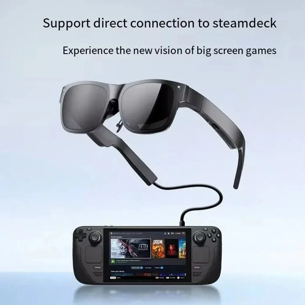 نظارات RayNeo Air Plus XR TCL NXTWEAR S+ مع نظارات عرض فيديو Micro OLED 1080P