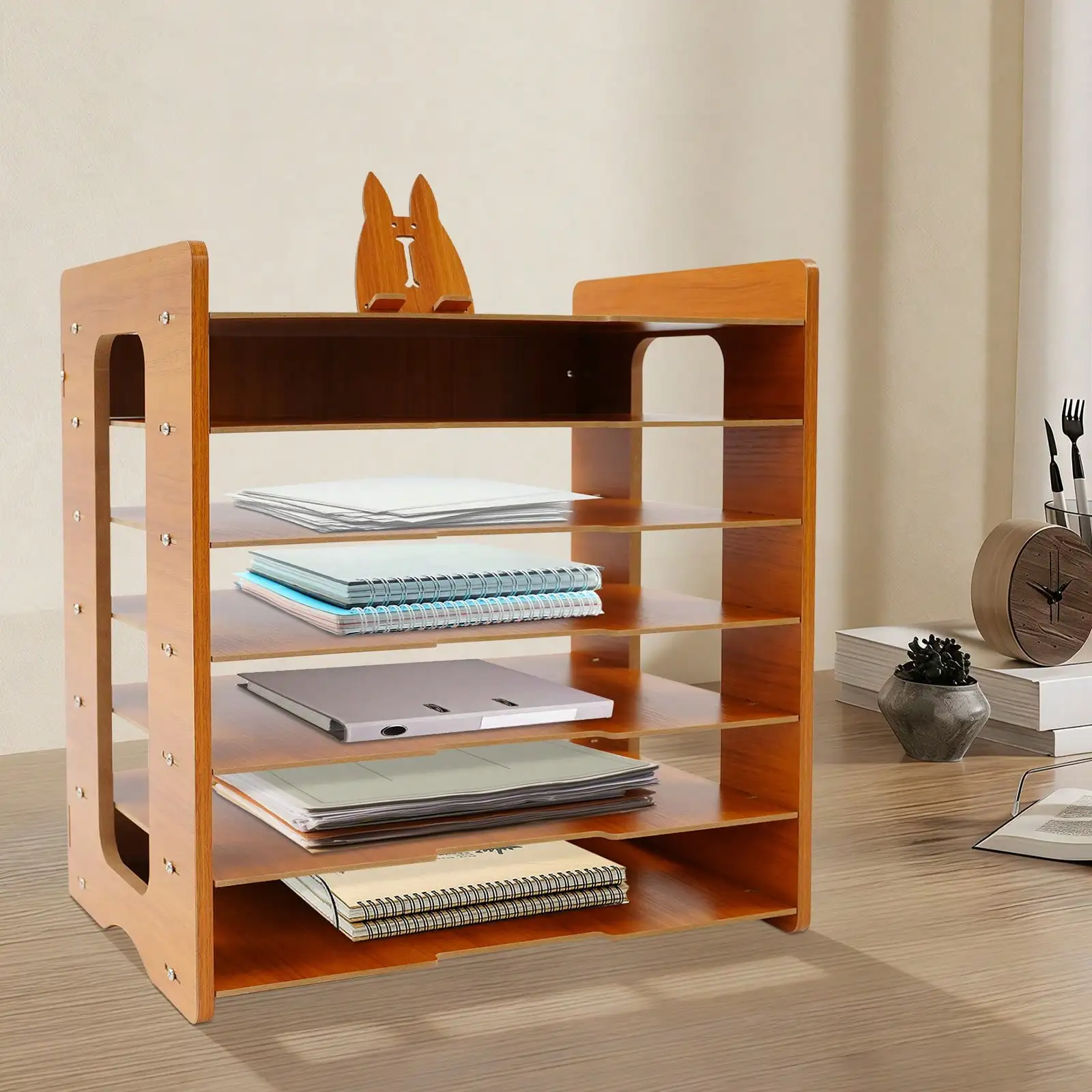 

File Organizer, For Desk Organizer A4 Paper Storage Letter Tray File Sorter