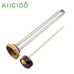 Electric Water Heater with Probe Immersion Heating Element U Type Tube Screw Plug Heater 220v 1000W 1500W 2000w