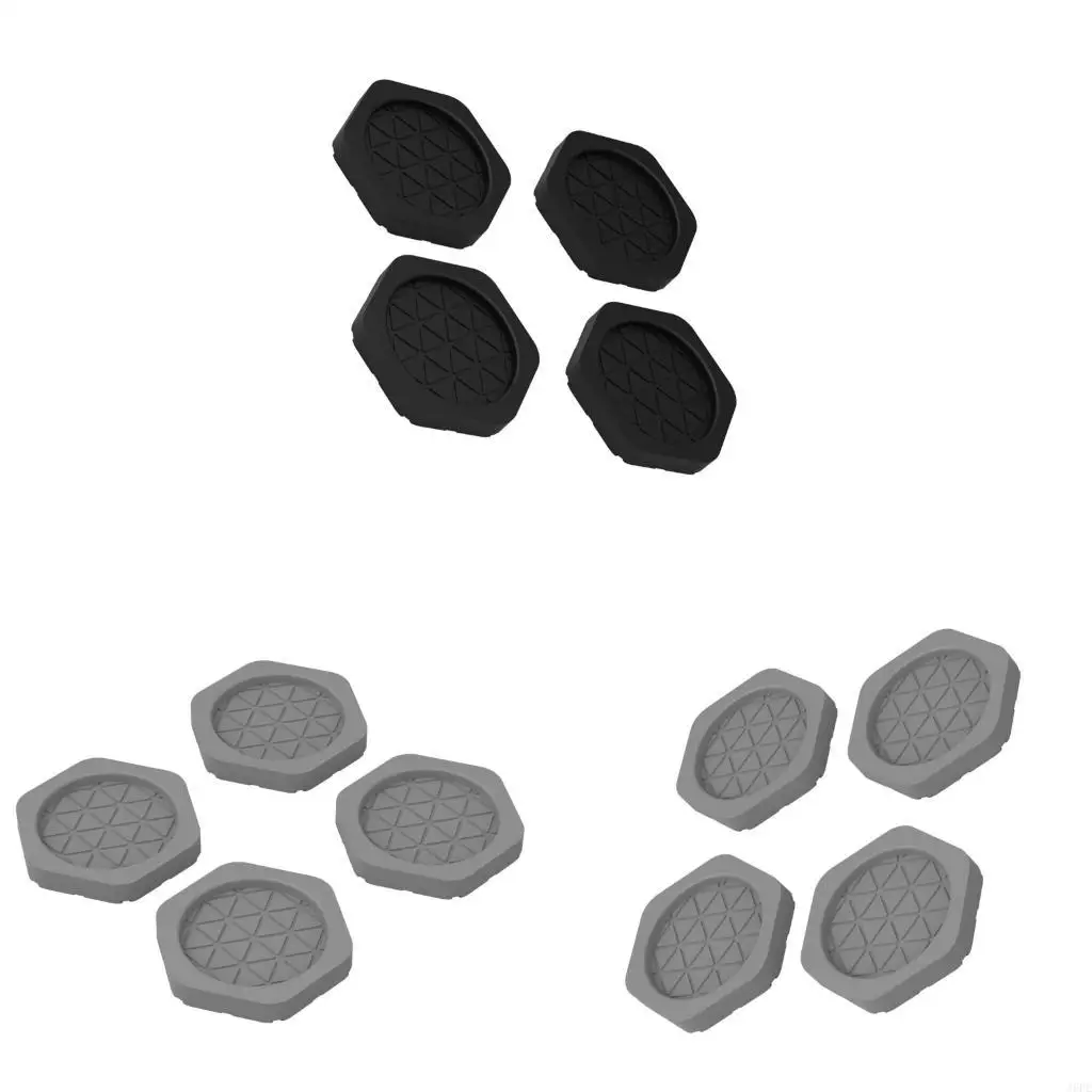 J6PE 4Pieces Appliance Stabilizer Pads for Enhancing Stability and Noise Control