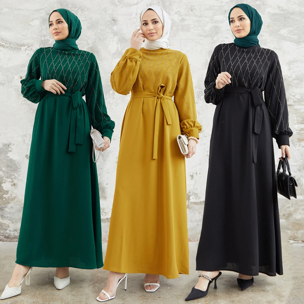 

RIMAIRE Abaya Muslim Dresses Abayas Islamic Dresses 2024 Modest Dress Muslim sets Woman Abaya Summer Dress Woman 2024 Muslim