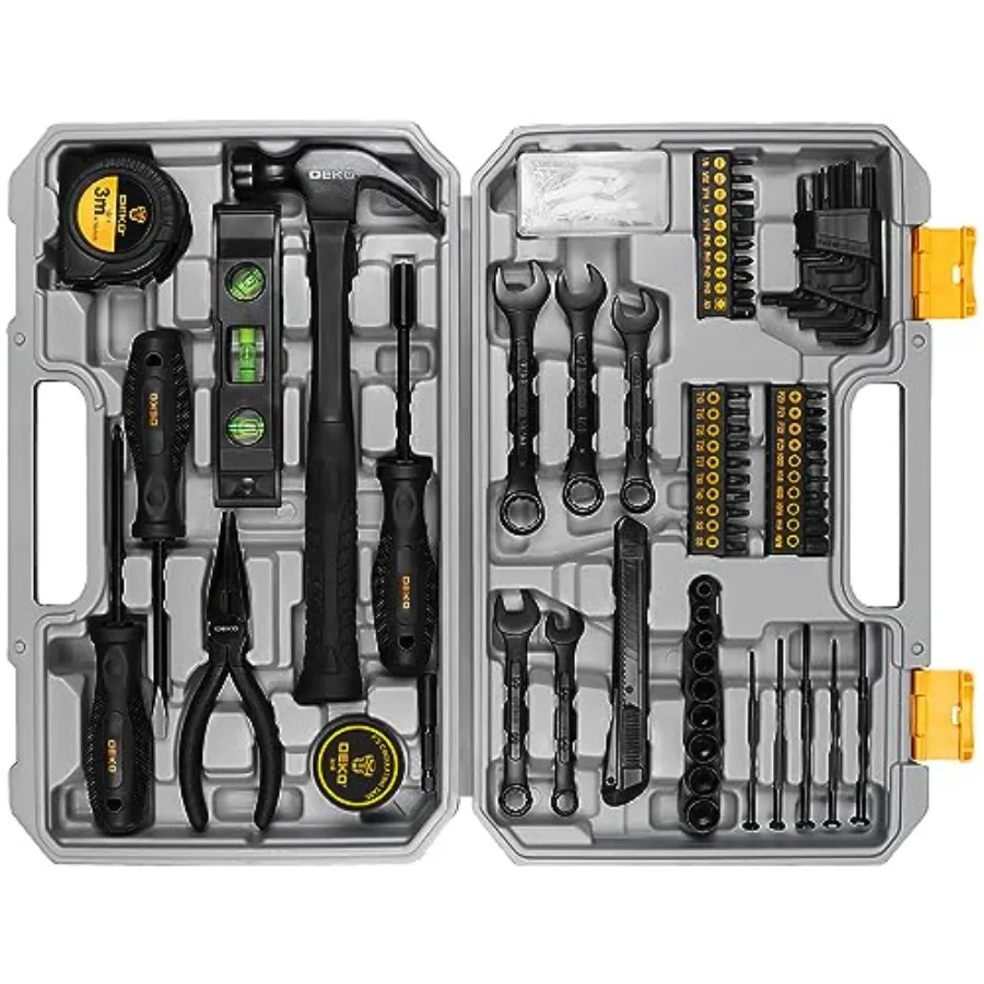 

【Spot goods】Tool Kit Set Box Home Repair Tools Basic Hand Toolbox Sets 148Piece