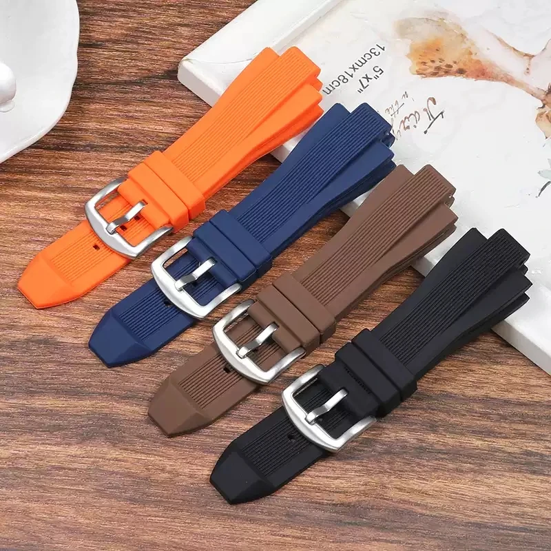 

For MK Michael Kors Series MK8184 MK8152 MK9020 MK8730 MK8761 8295 8296 8445 Rubber Watchband Convex Silicone 29*13mm Strap