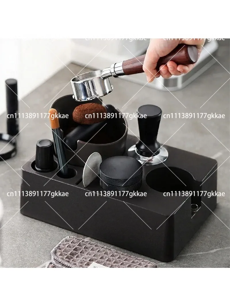 Espresso Tamper Stand, Multifunctional Storage Set, Dosing Ring Distributor Handle Holder