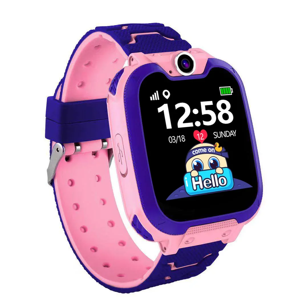 Smart Watch for Kids Student Girls Play Puzzle Game Games Watch Baby Music Dual Camera Clock Voice Call Phone orologi da polso