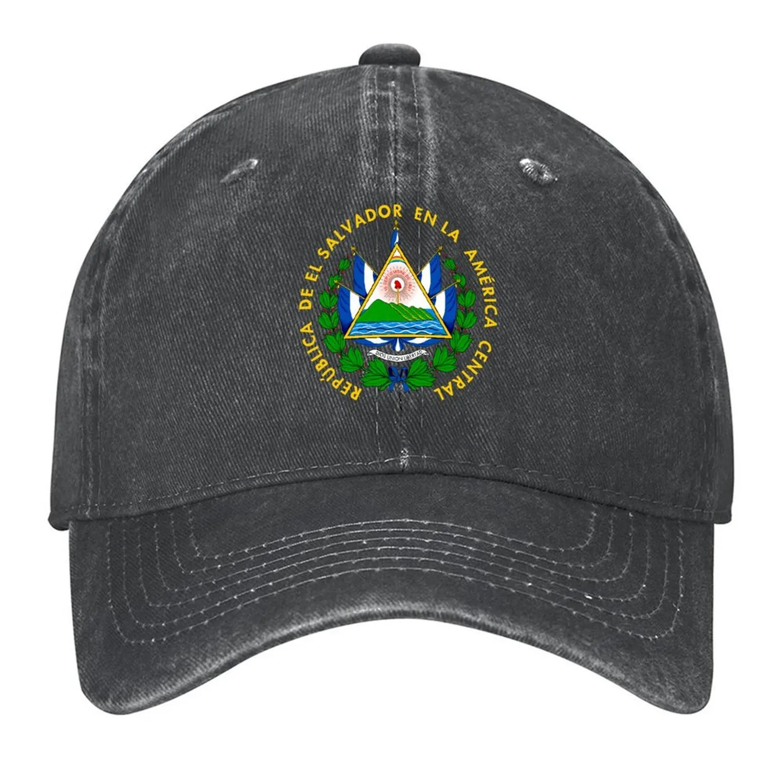 

El Salvador coat of arms Baseball Cap Hat men beach hat hats on offer hard hat Caps For Women Men's