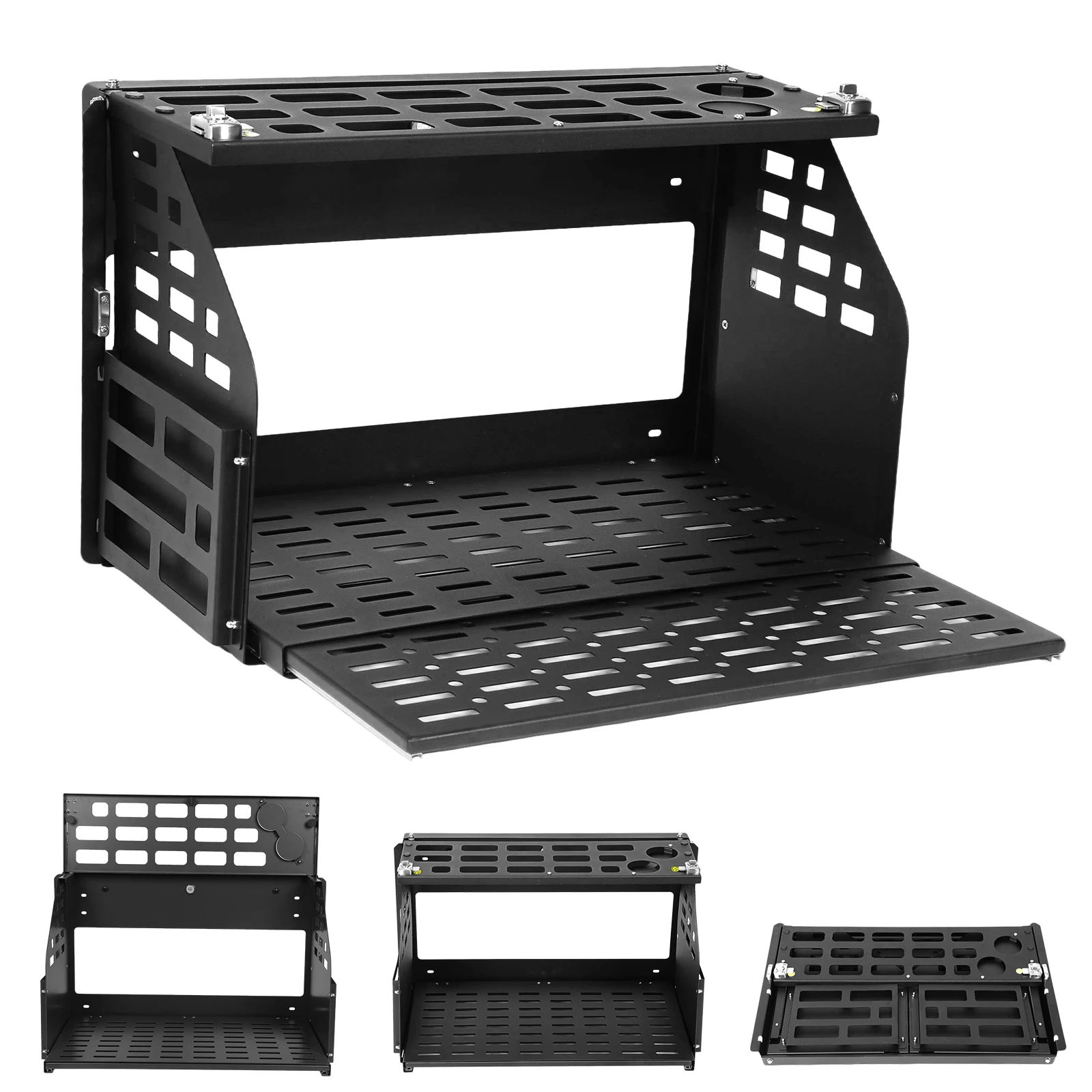 

For Ford Bronco 21-24 Off-Road Tailgate Storage Rack Auto Camping Picnic Rack Outdoor Travel Foldable Panel Car Storage Supplies