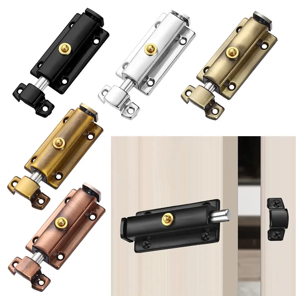 3 Zoll Türschloss Sicherheits bolzen Knopf Edelstahl selbstsicher nde Bolzen knopf automatische Feder verriegelung Sicherheits schloss Türbeschläge