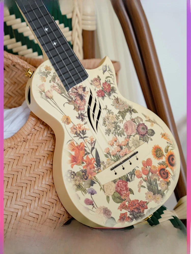 Ukulele Enya Nova U Serat Karbon 23 Inci Gitar Akustik Ramah Pemula Ideal untuk Anak-Anak Ukulele Ukuran Penuh