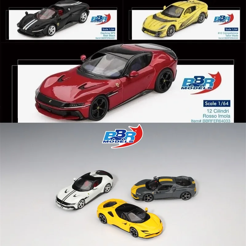

*Предпродажа* BBR64 Daytona SP3 812/12 Cilindri/296 GTB/SF90 Масштаб 1/64 Литая под давлением модель автомобиля