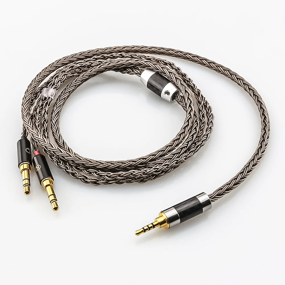 HIFI 16Cores Silver Plated Audio Upgrade Cable for Hifiman Sundara Arya Ananda HE1000se HE400SE Deva-Pro HE4XX Headphones