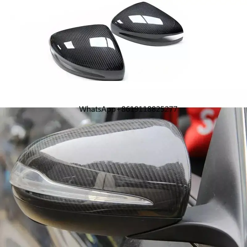 Universal Left Drive Full Carbon Fiber Side Mirror Covers For Mercedes-Benz W213