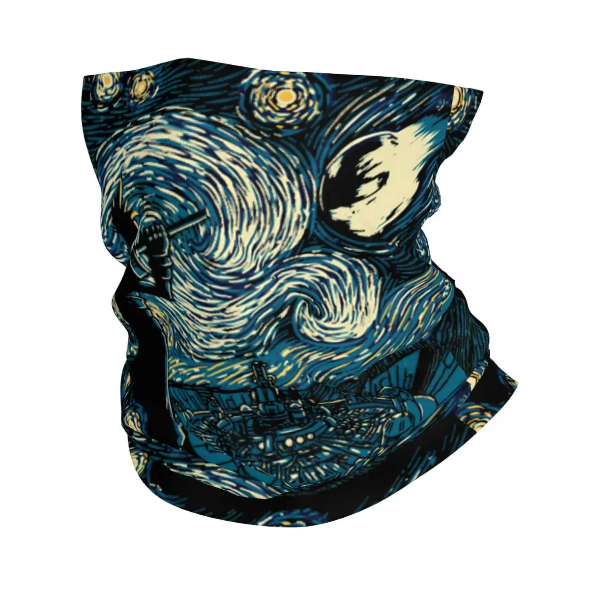 

Starry Fantasy Vincent Van Gogh Bandana Neck Gaiter Printed Sunflowers Art Mask Scarf Balaclava Fishing Men Women Adult Washable