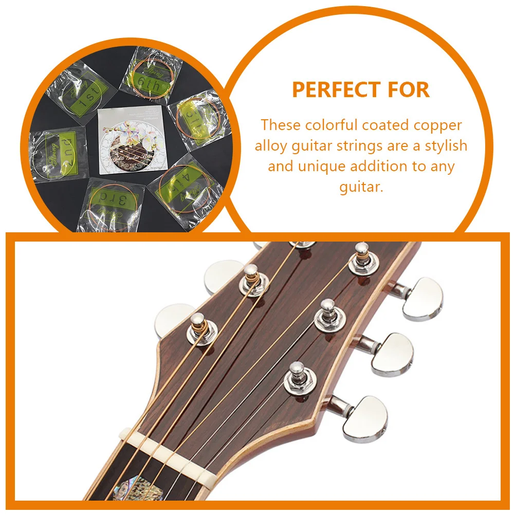 أوتار الجيتار أوتار جيتار واحدة سلسلة ملحقات الجيتار لأوتار الجيتار الشعبية الصوتية #3