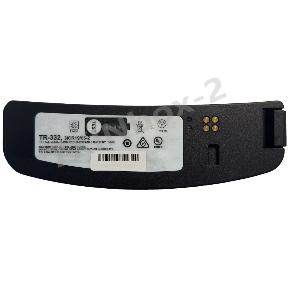 Baterai Kapasitas Tinggi Pengganti TR332 TR-332 54Wh 4800MAh 11.1V Baru untuk 3M Versaflo