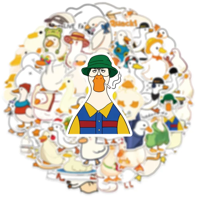 731-eef6a6.jpg Cute Duck Sticker Pack (50/100pcs) DIY Phone Cases Desktop