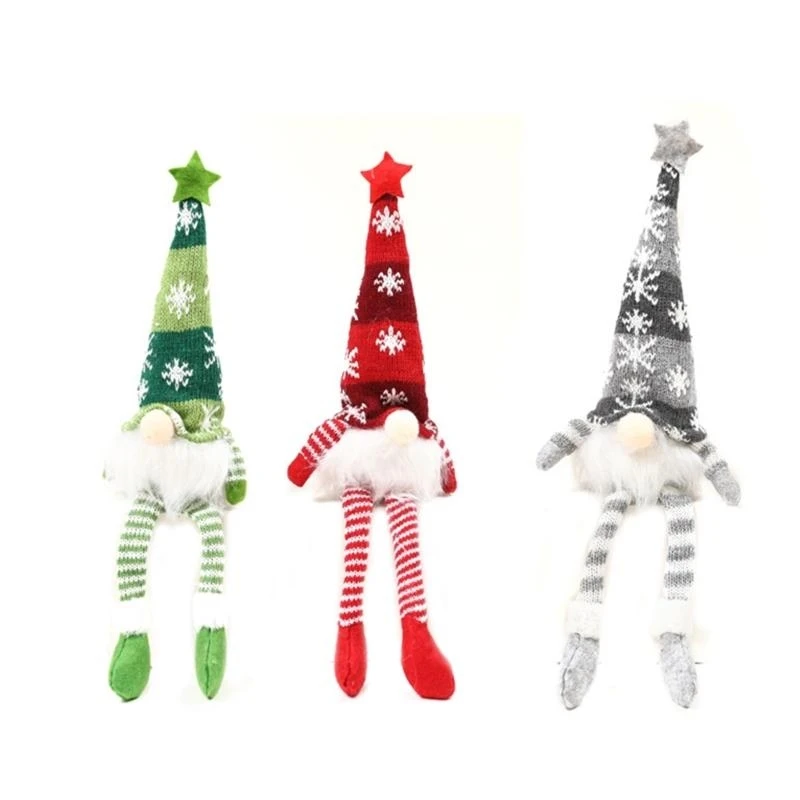 

Glowing Dwarf Elves Figurine Doll Christmas Santa Rudolph Harvest Ornaments